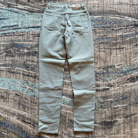 NWT Women's Vintage 90's Moda INTL Gray Tan The London Denim Jeans Sz 26 x 32 - Picture 1 of 10